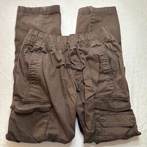 Hollister Brown Full Length Cargo Extra Pockets Pants Size Small